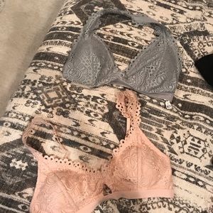 Aeropostale Live Love Dream Bralettes size L.